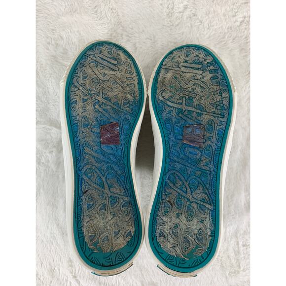 Blowfish Malibu Women's Marley Sweet Gray Washed Canvas Slip-On Sneakers Size 7 - Picture 6 of 8